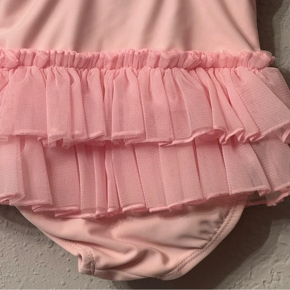 Little Me Light Pink Leotard with Tutu Skirt